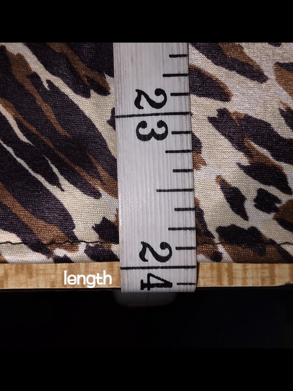 Worthington Brown Leopard V-Neck Halter Camisole Size 12 #TK47 - Picture 5 of 8